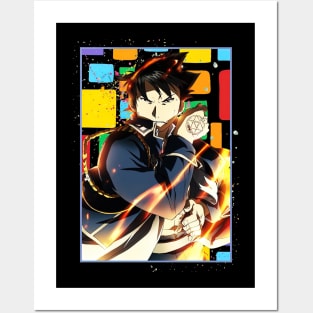 Roy Mustang Fullmetal Alchemist Brotherhood Hagane no Renkinjutsushi Posters and Art